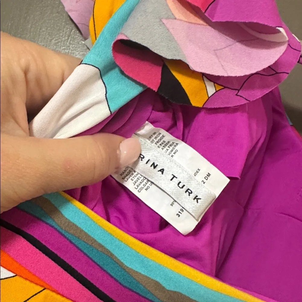 Trina Turk • Gemini Ruffle One Piece Swimsuit - Picture 7 of 8